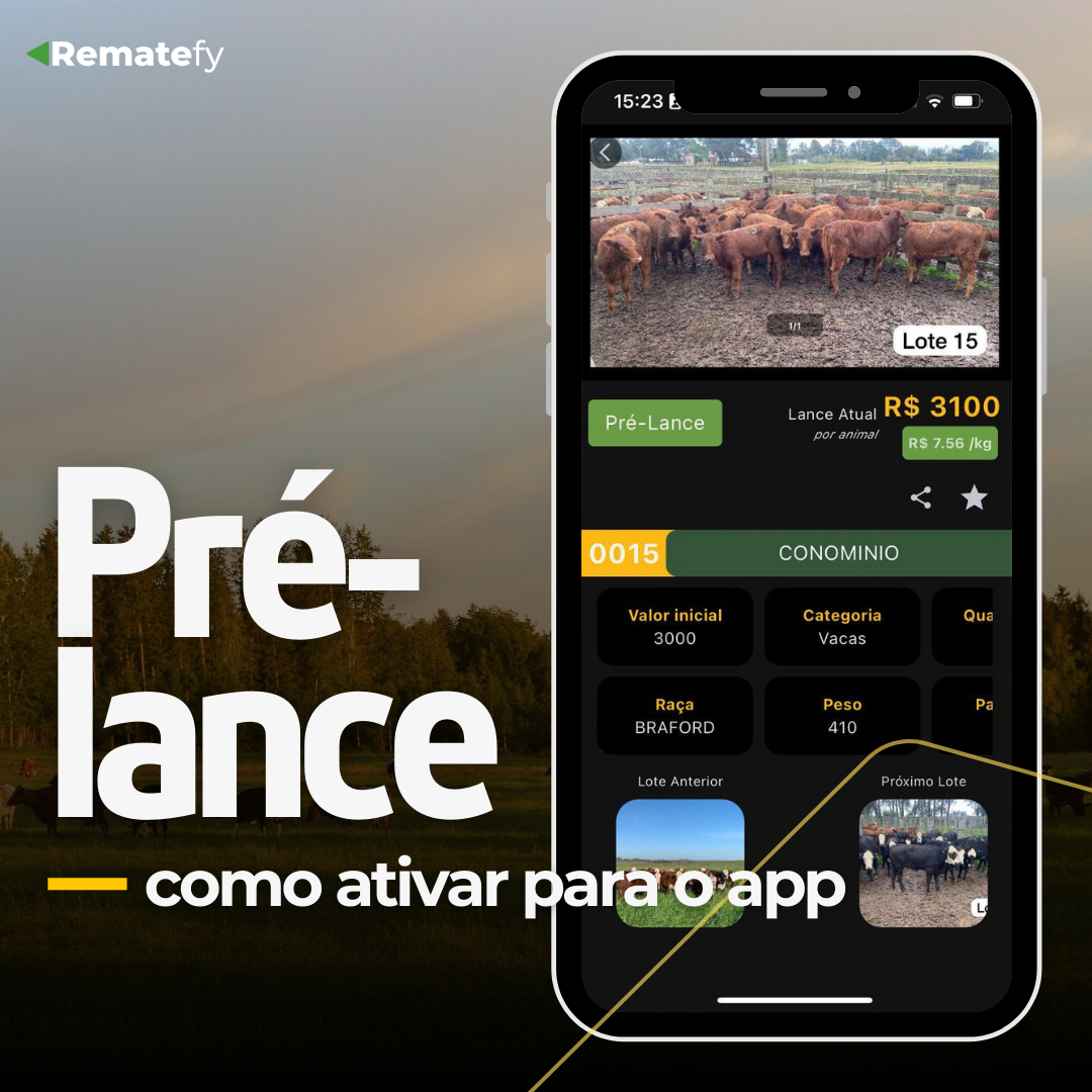 Pré-lance: Como ativar na Plataforma