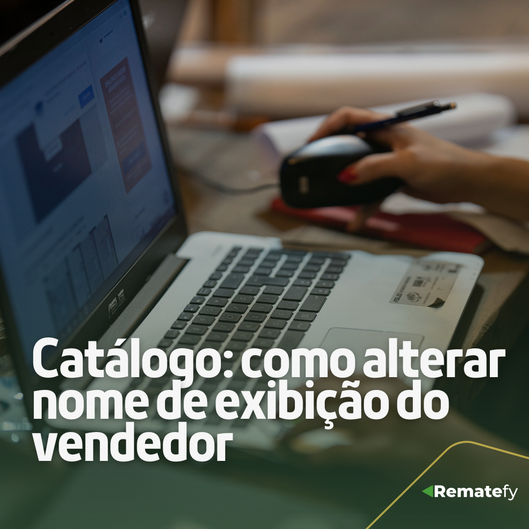 Como exibir o nome do escritório nos catálogos impressos e não o do vendedor