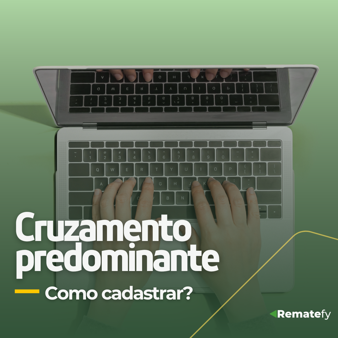 Como cadastrar Cruzamento Predominante