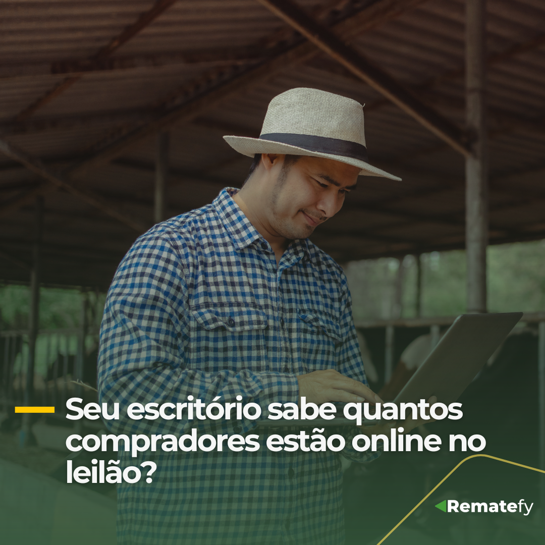 Seu escritório sabe quantos compradores estão online no leilão?